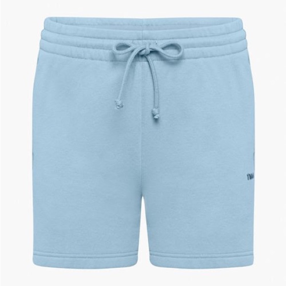TNA cozy fleece sweatshort, 5”, blue, medium